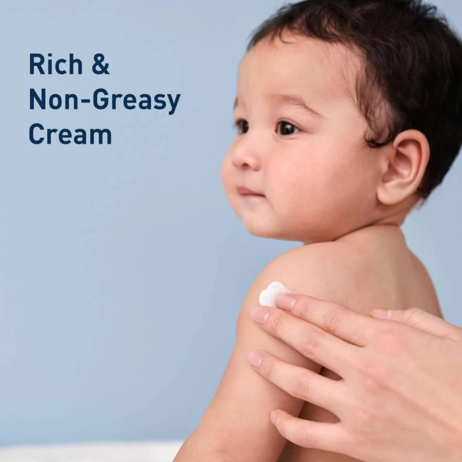 CeraVe Baby Moisturizing Cream with Ceramides | Fragrance, Paraben & Dye Free | Non-Greasy, Gentle Skin Care for Babies | 8 oz