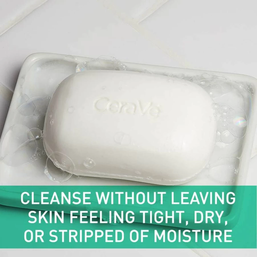 CeraVe Foaming Cleansing Bar for Face and Body - Soap-Free, Fragrance-Free, for Oily Skin - 4.5 oz