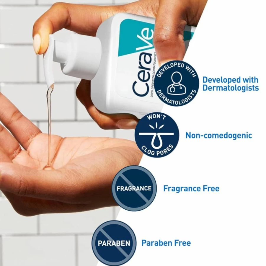 CeraVe Acne Control Cleanser with Salicylic Acid, Niacinamide & Ceramides, Purifying Clay Face Wash for Pore Refining & Blackhead Treatment, 8 oz