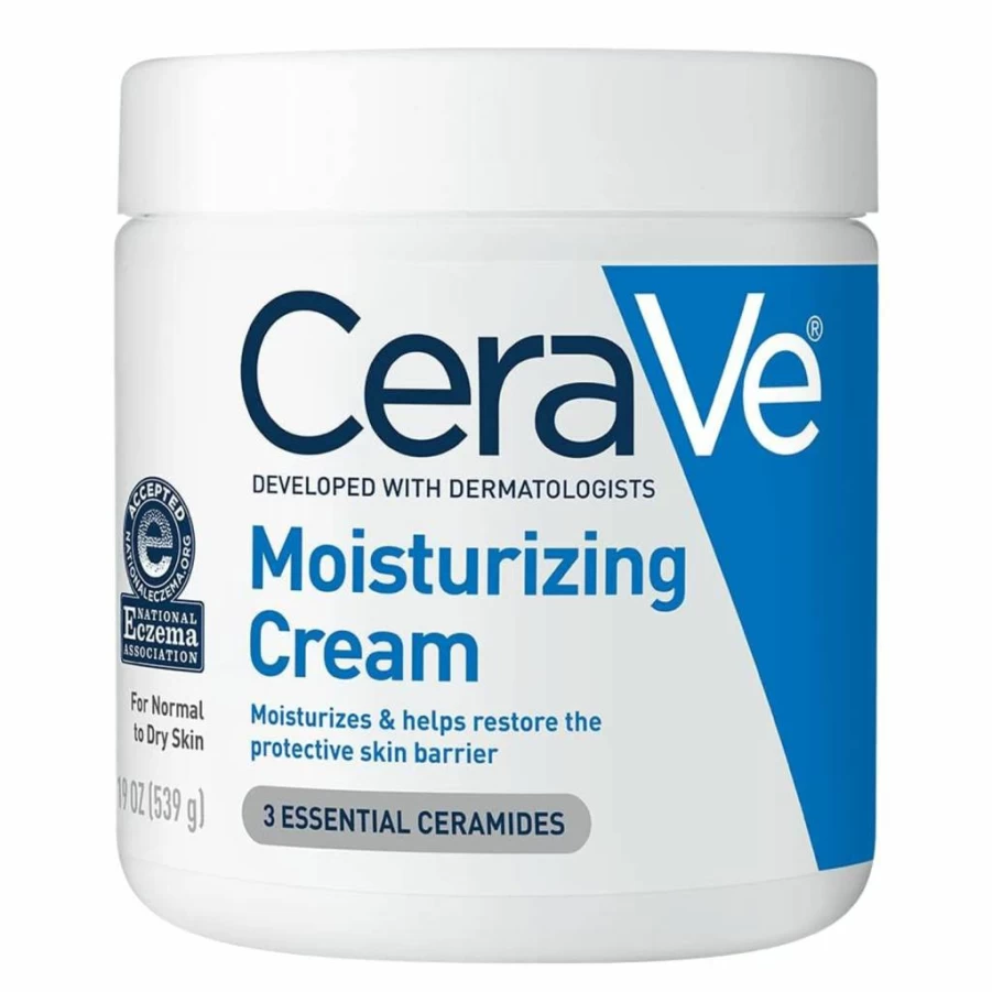 CeraVe Moisturizing Cream for Face and Body - 8 Oz, Hydrating Lotion for Normal to Dry Skin, Fragrance-Free & Non-Comedogenic